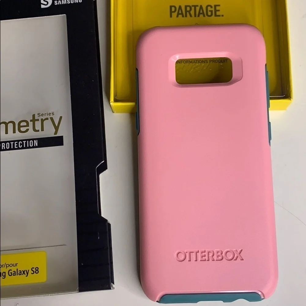 Otter Box Symmetry Series Samsung Galaxy S8 Case pink